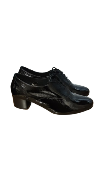 Derbies noir vernis à talons de seconde main pointure 39