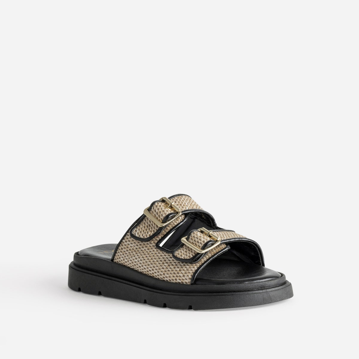 SANDALE MAUREEN BEIGE/NOIR