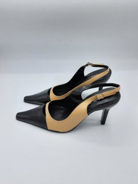 Escarpins Slingback Alain Manoukian bicolores