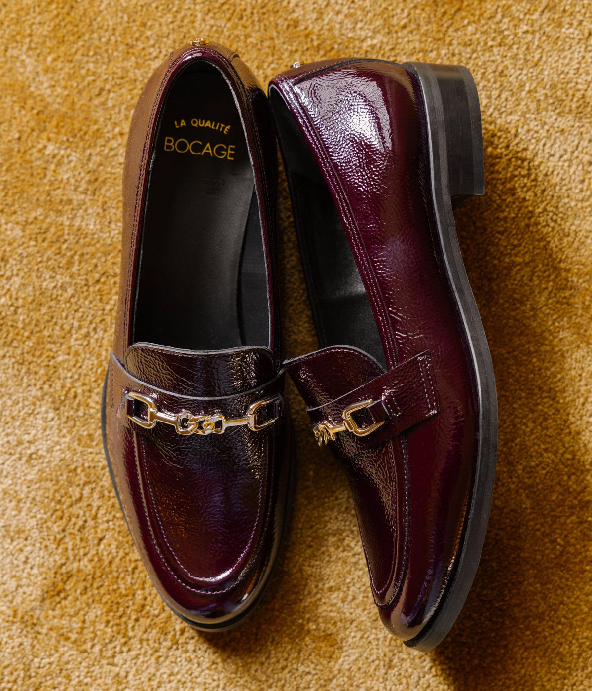 MOCASSIN ANGELIQUE LIE DE VIN