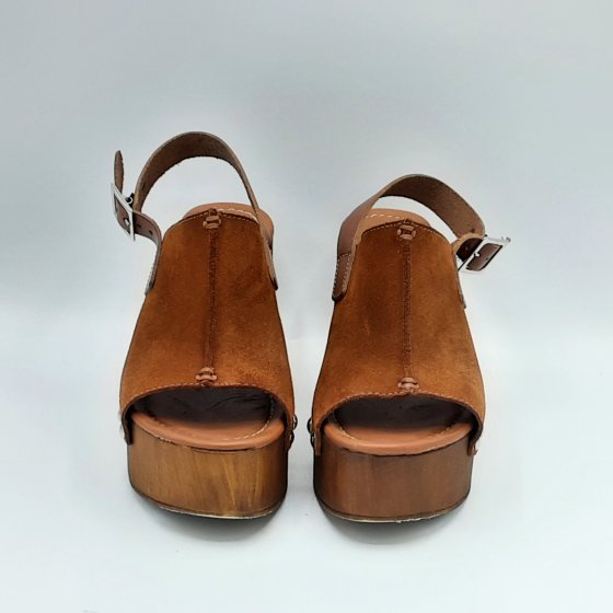 Sandales Eram cognac de seconde main