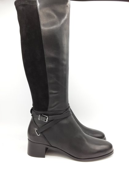 Bottes bi matière en cuir