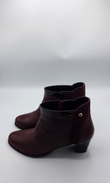 Bottines bordeaux