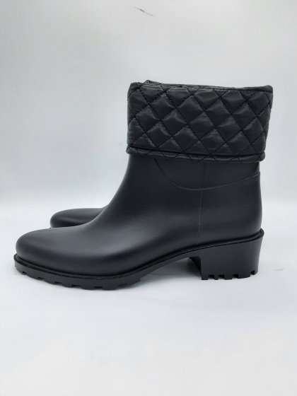 Bottines de pluie ERAM noires de seconde main