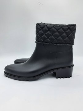 Bottines de pluie ERAM noires de seconde main