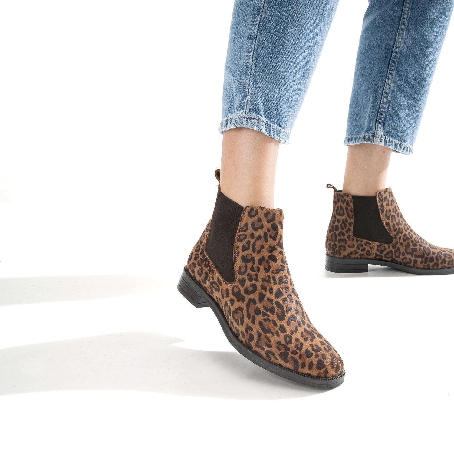BOOTS AFSANA LEOPARD